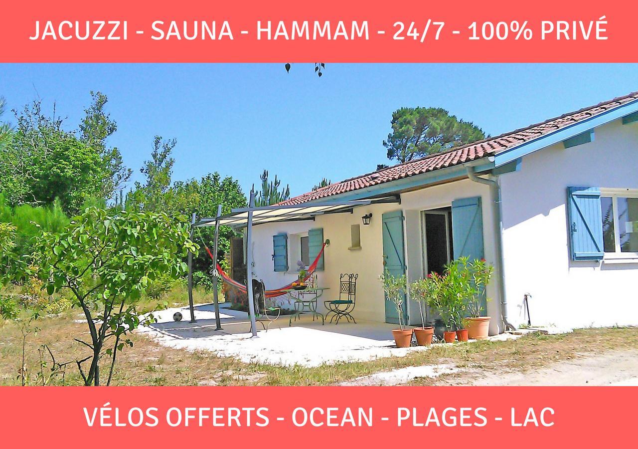 Sauna - Jacuzzi - 100% Prive - L'Estantada Linxe Kültér fotó