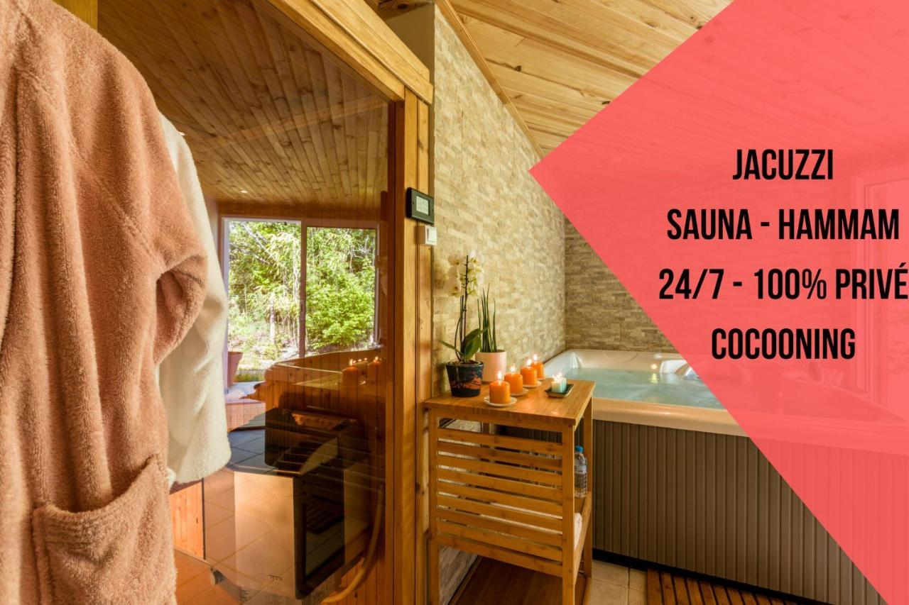 Sauna - Jacuzzi - 100% Prive - L'Estantada Linxe Kültér fotó